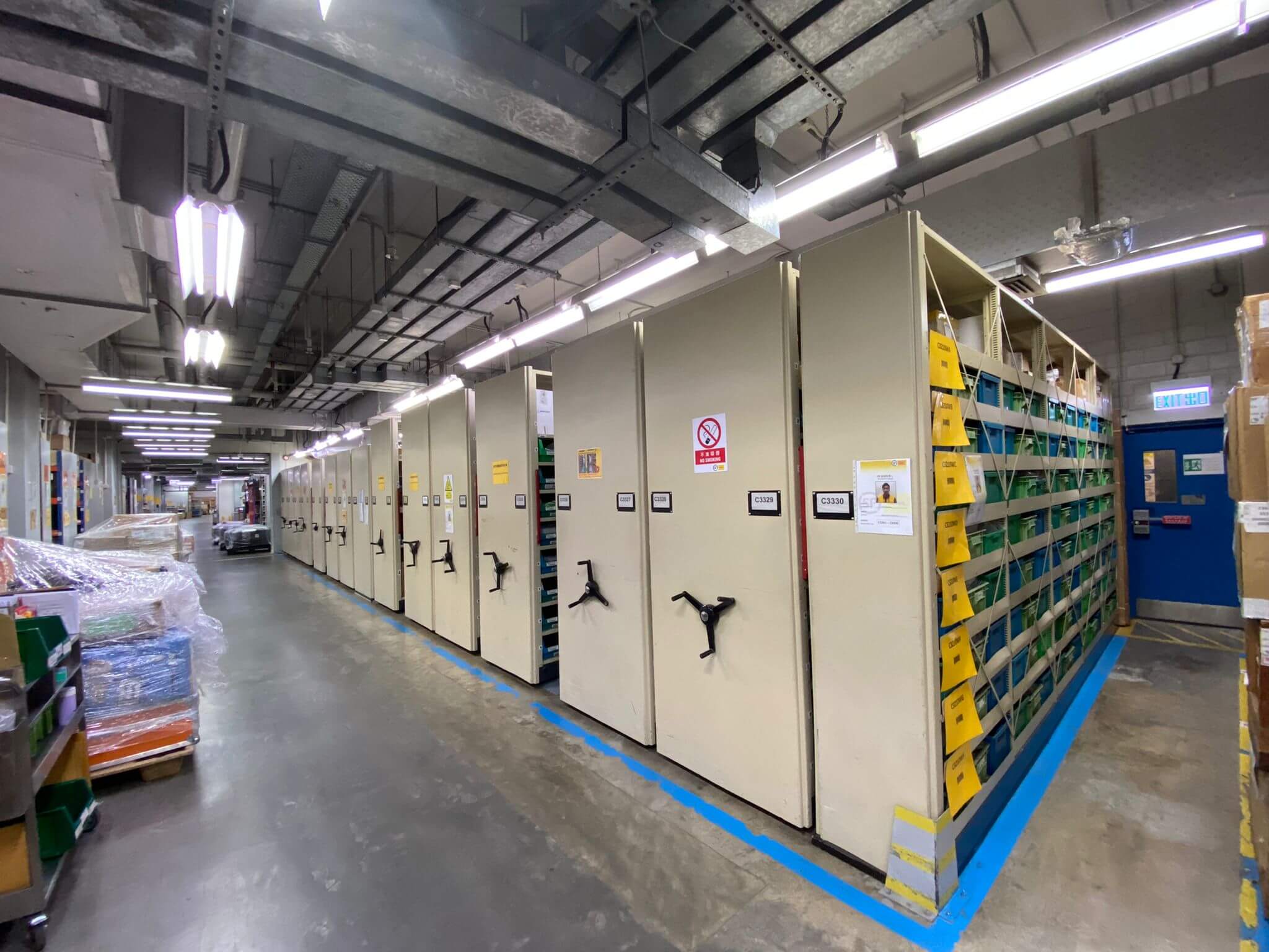 images of Mechanical file cabinet production, installation and maintenance